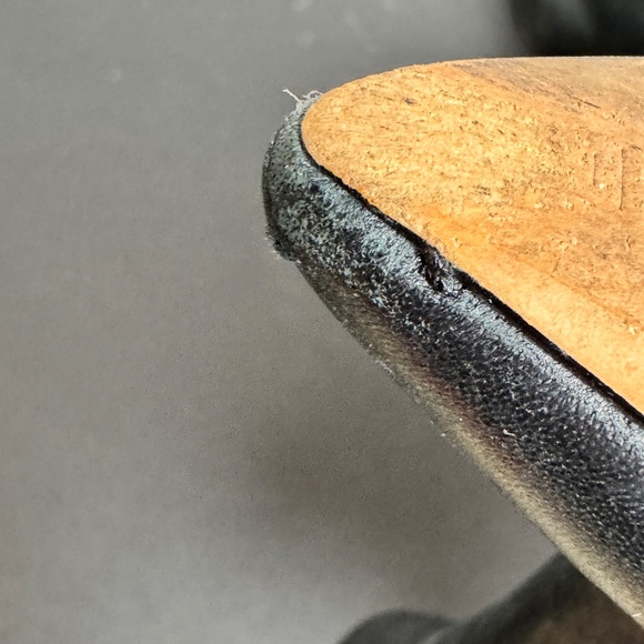 Ladies Louise et Cie Wafley Black Leather Booties Size 6.5 - Picture 10 of 13